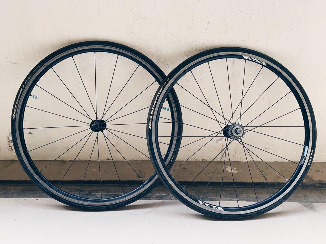 Shimano Wh R500 Clincher Wheelset Bicycles Pmds Parts Accessories On Carousell