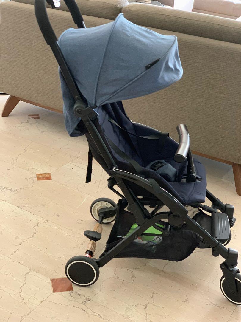 Stroller used for about an year. Sparingly. Selling on an as is