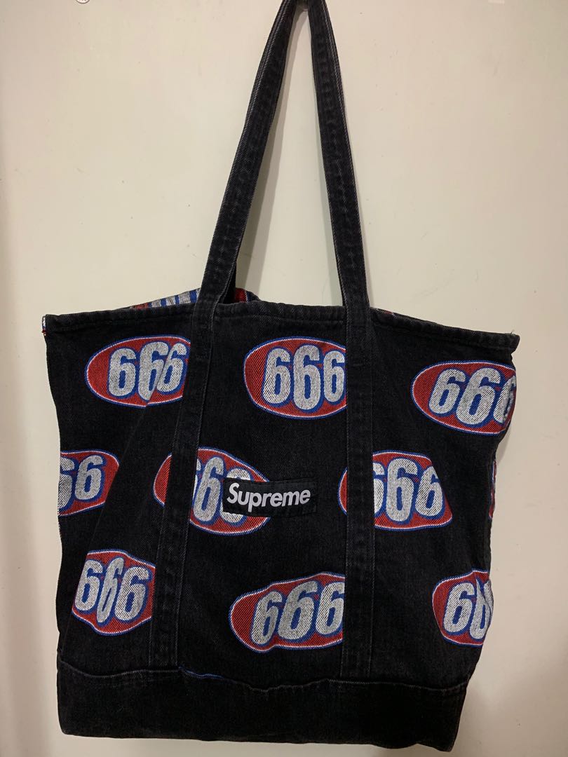 Supreme 666 tote bag, 女裝, 手袋及銀包 