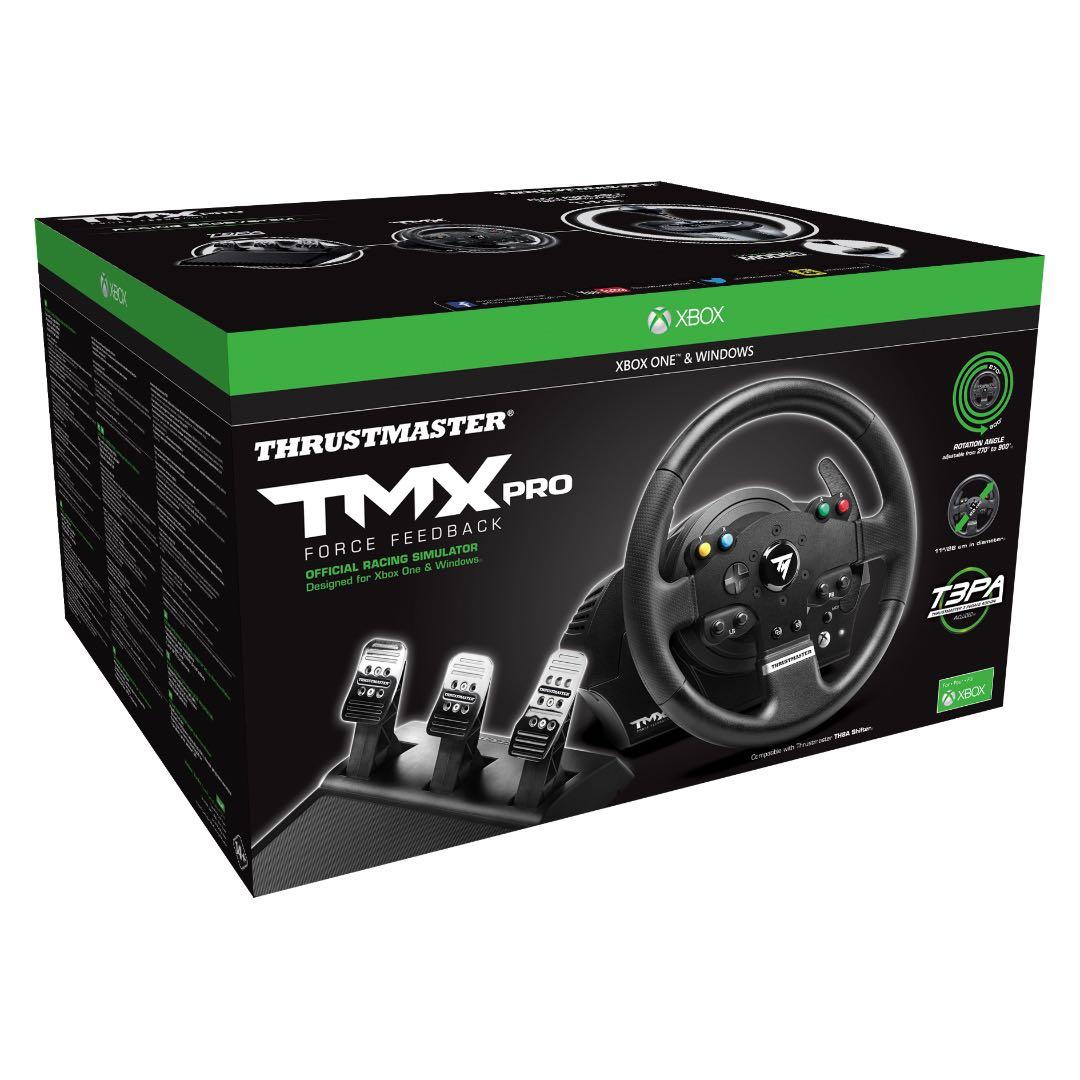 thrustmaster tmx force feedback compatible games