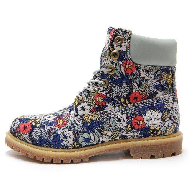 timberland floral boots
