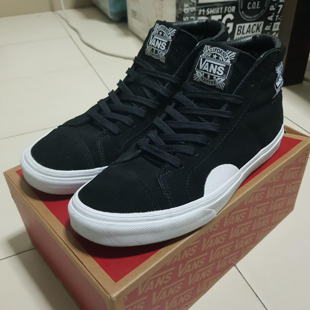 Vans 238 Native Suede (Black/White), Men's Fashion, Footwear, Dress Shoes  on Carousell