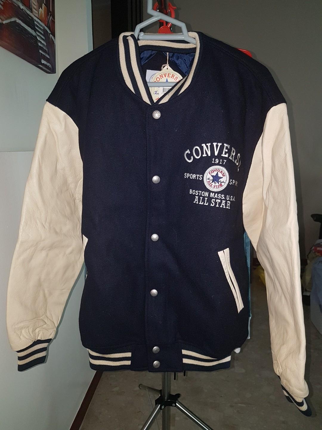 converse leather jacket price