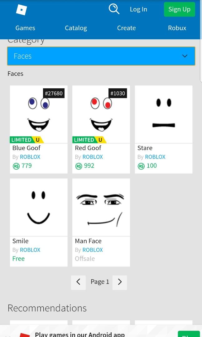 Roblox Limited Faces Virus Free Roblox Exploits 2019 - roblox limited faces list