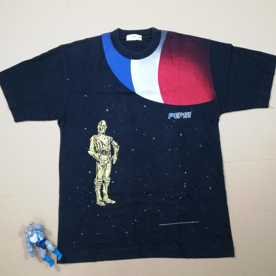 VINTAGE 1997 PEPSI X STAR WARS Tshirt, Men's Fashion, Tops & Sets