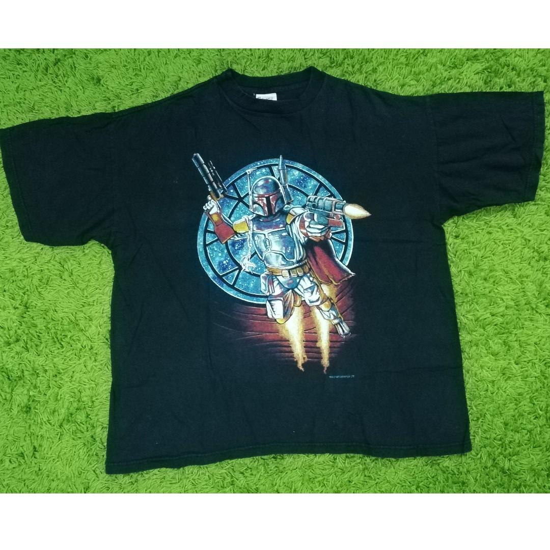 Vintage boba fett t shirt deals