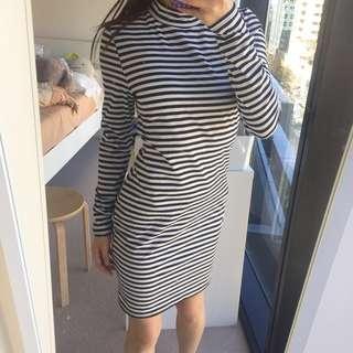 BNWT Loverbird stripe dress [Korean style]