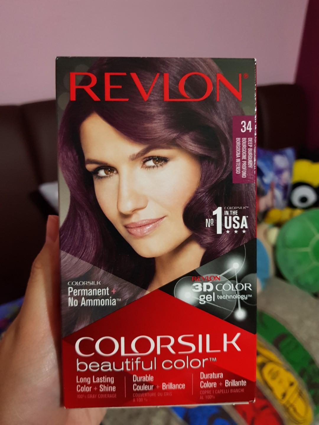 34 Deep Burgundy Colorsilk Dye Health Beauty Hair Care