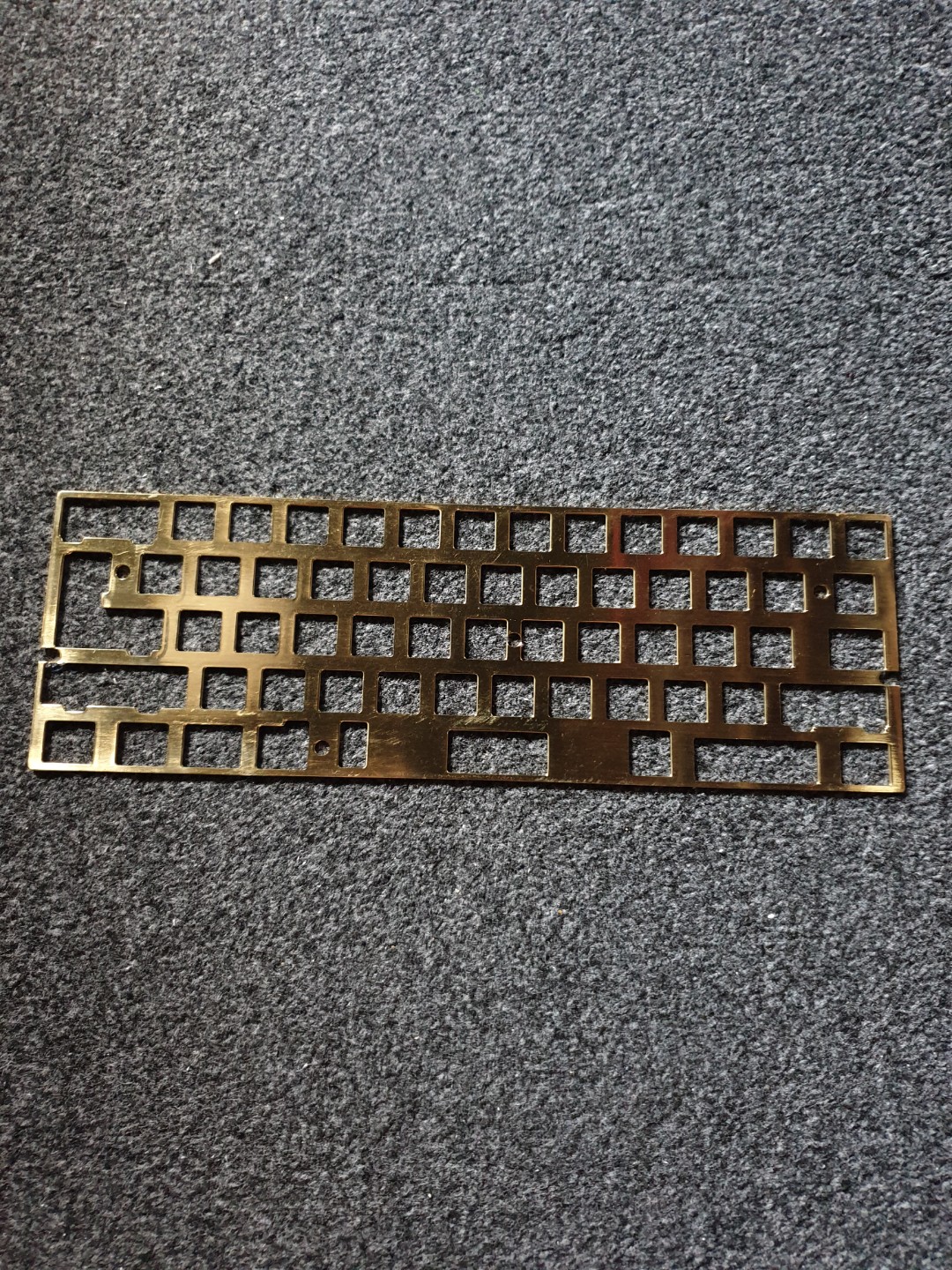 60 Brass Plate. DIY keyboard part., Computers & Tech, Parts & Accessories, Computer Keyboard on
