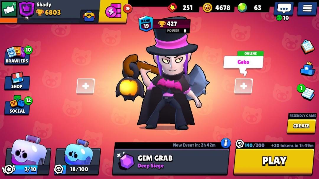 6800 Brawl Stars Account For Sale Toys Games Video Gaming Video Games On Carousell