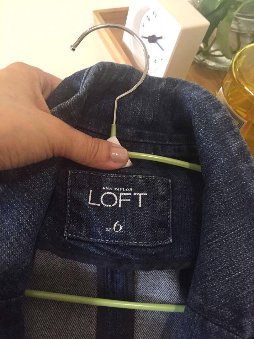 ann taylor loft denim jacket