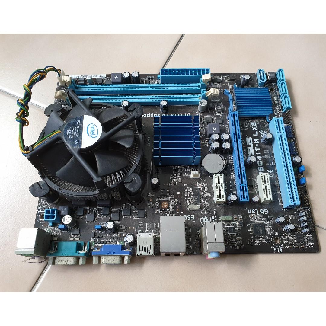 Asus P5g41t M Lx3 Motherboard Electronics Computer Parts Accessories On Carousell