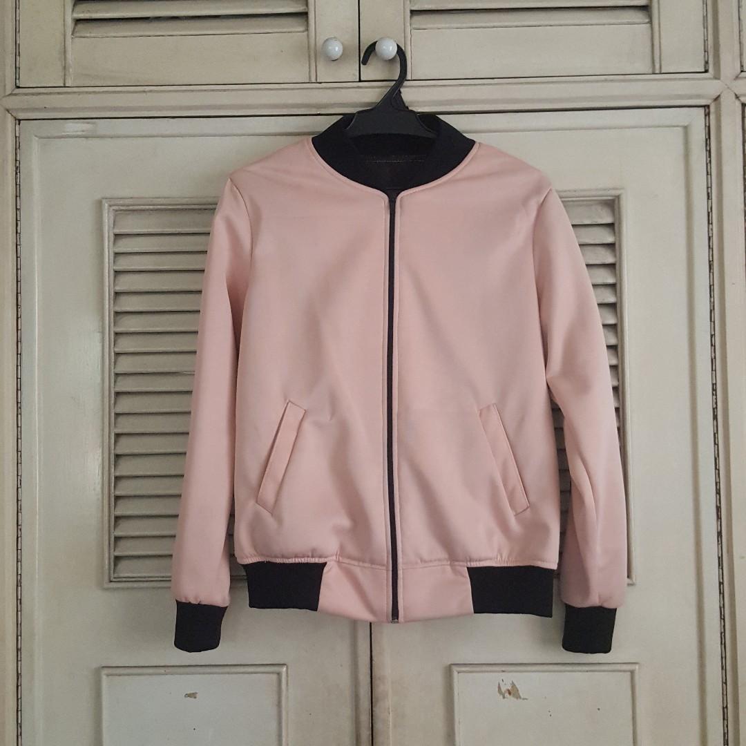 baby pink women's jacket