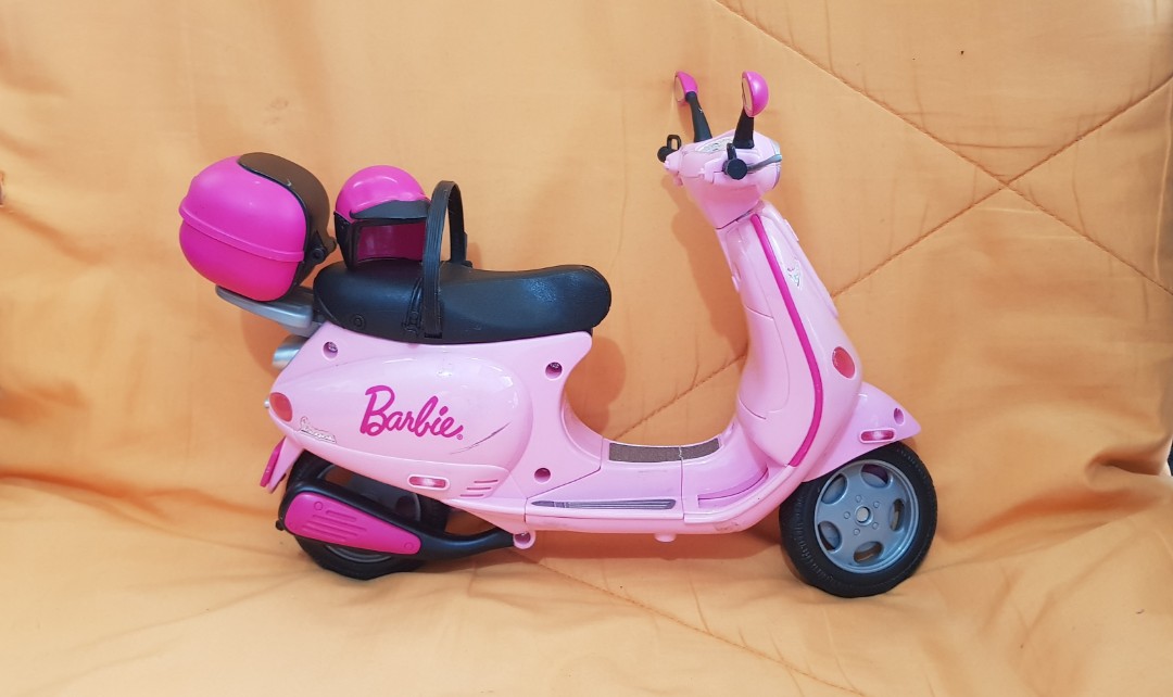 Barbie Pink Motorcycle Hobbies Toys Toys Games on Carousell