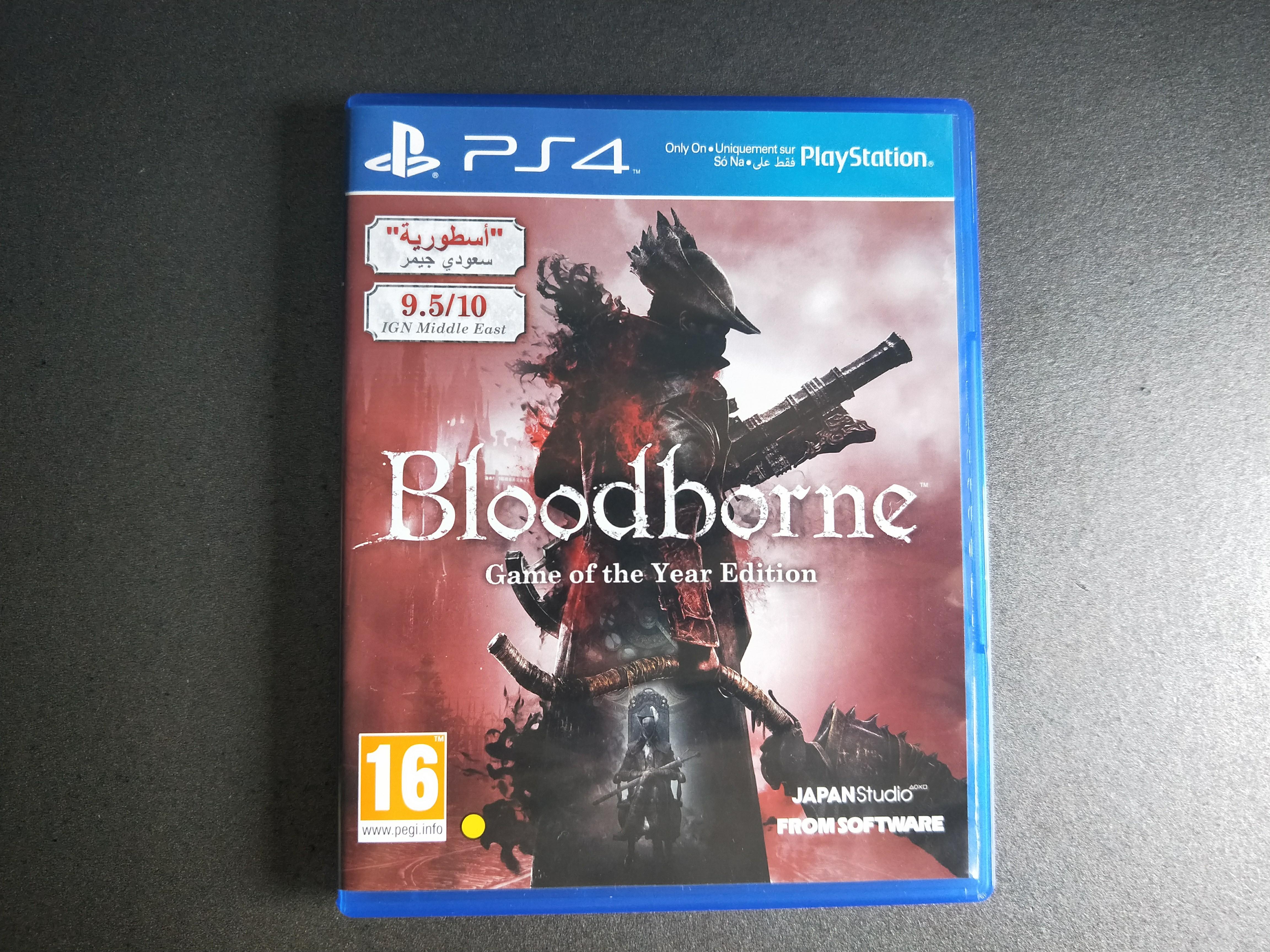  Bloodborne - Game Of The Year PS4 Game New (Middle Eastern  Version) : Video Games