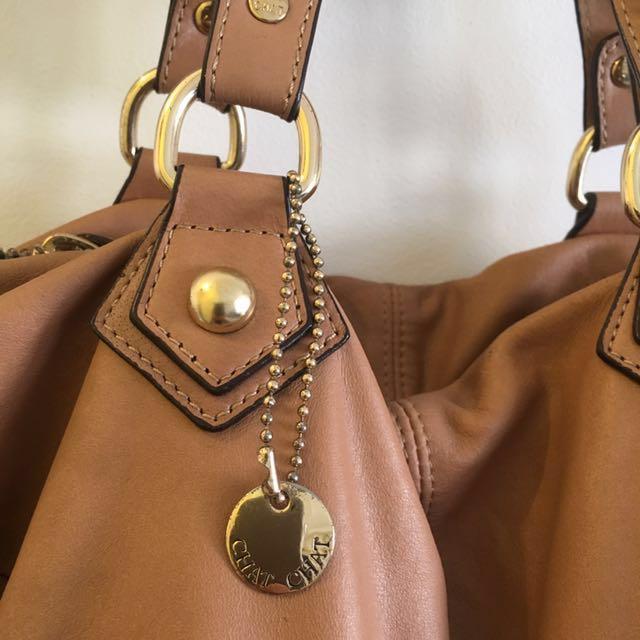 Chat Chat Large Leather Bag 2 Way Women S Fashion Bags Wallets Cross Body Bags On Carousell