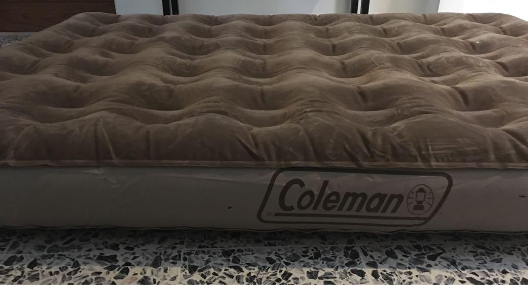coleman air mattress with frame