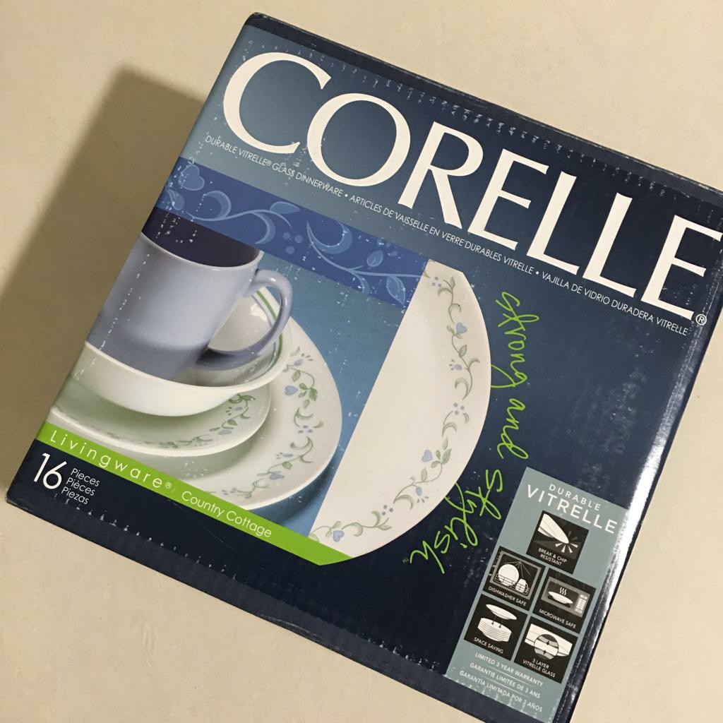 Corelle 16 Piece Livingware Country Cottage Set From Usa New