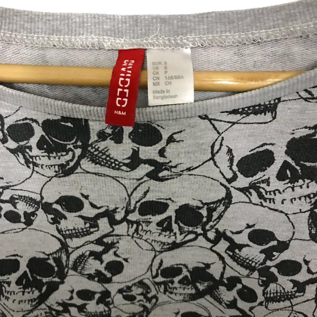 H&m skull sweater online