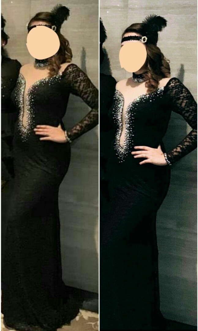 Long gown for awards on sale night