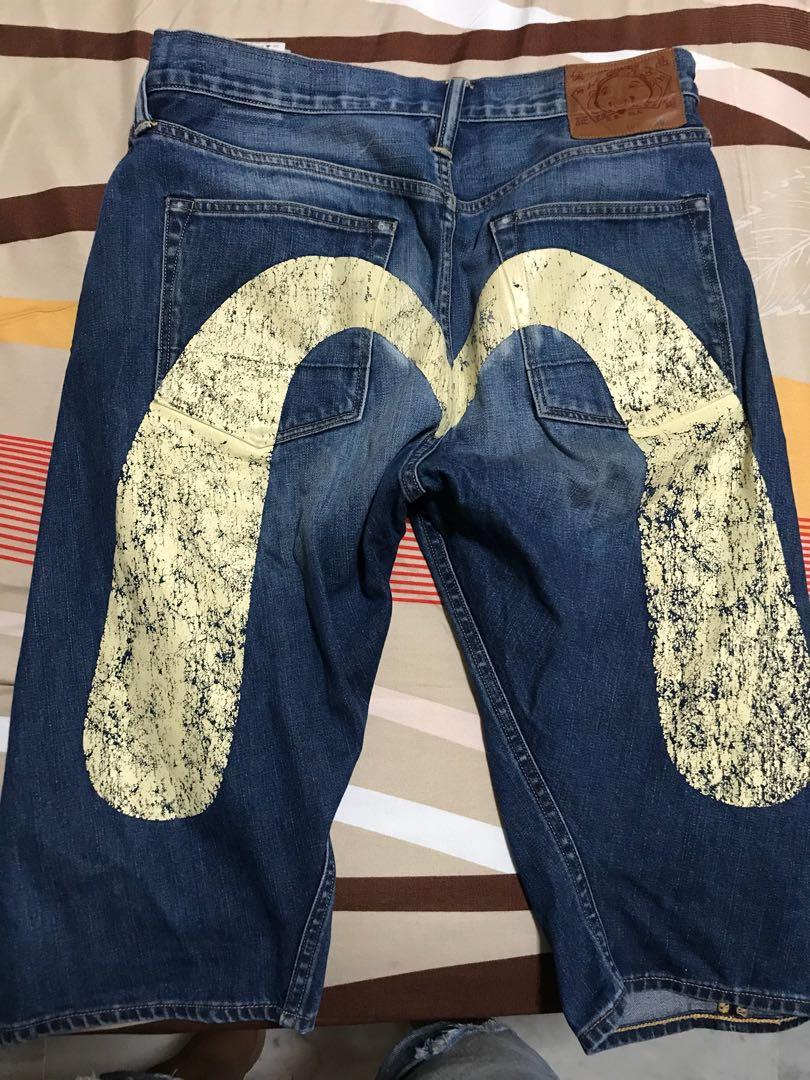 evisu jean shorts
