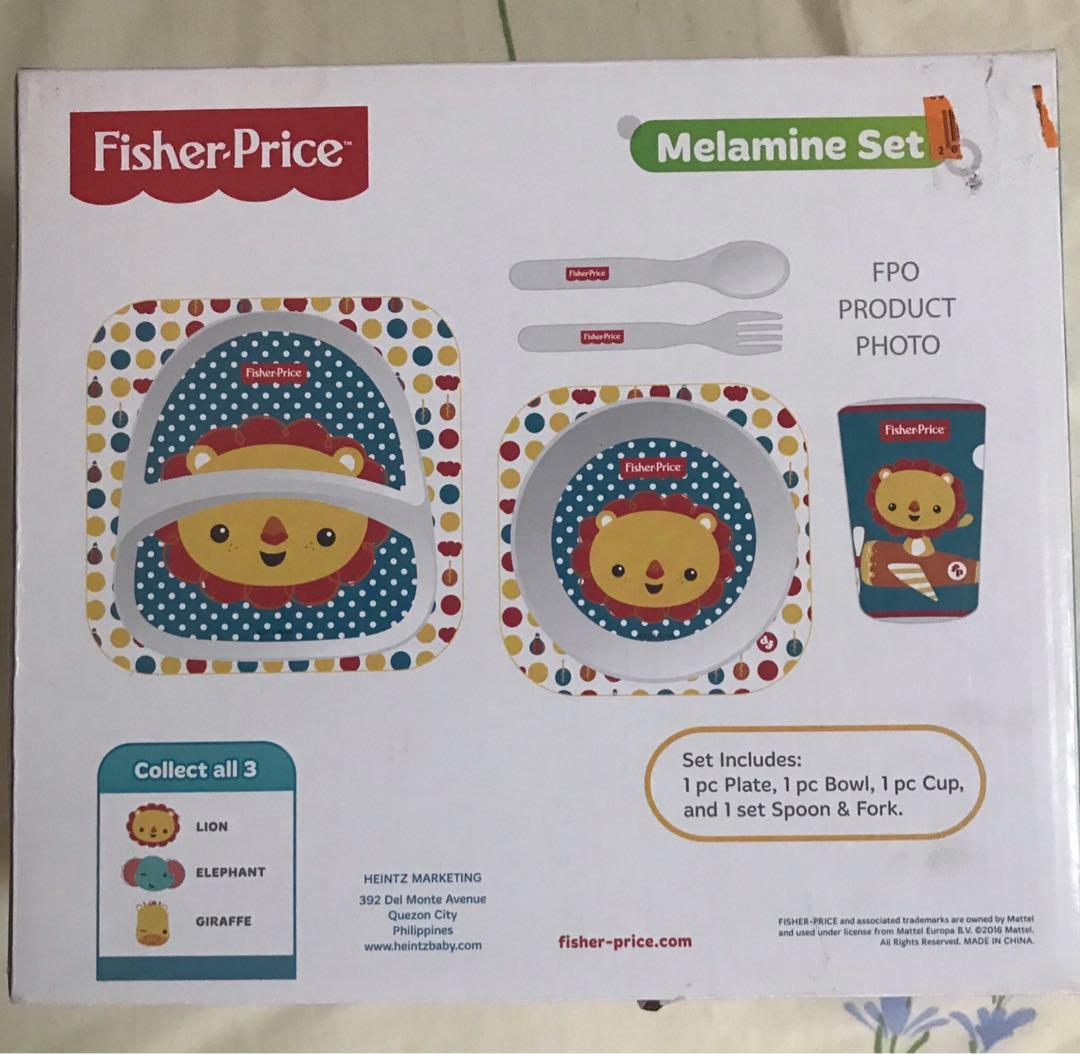 Fisher price melamine plate set, Babies & Kids, Nursing & Feeding