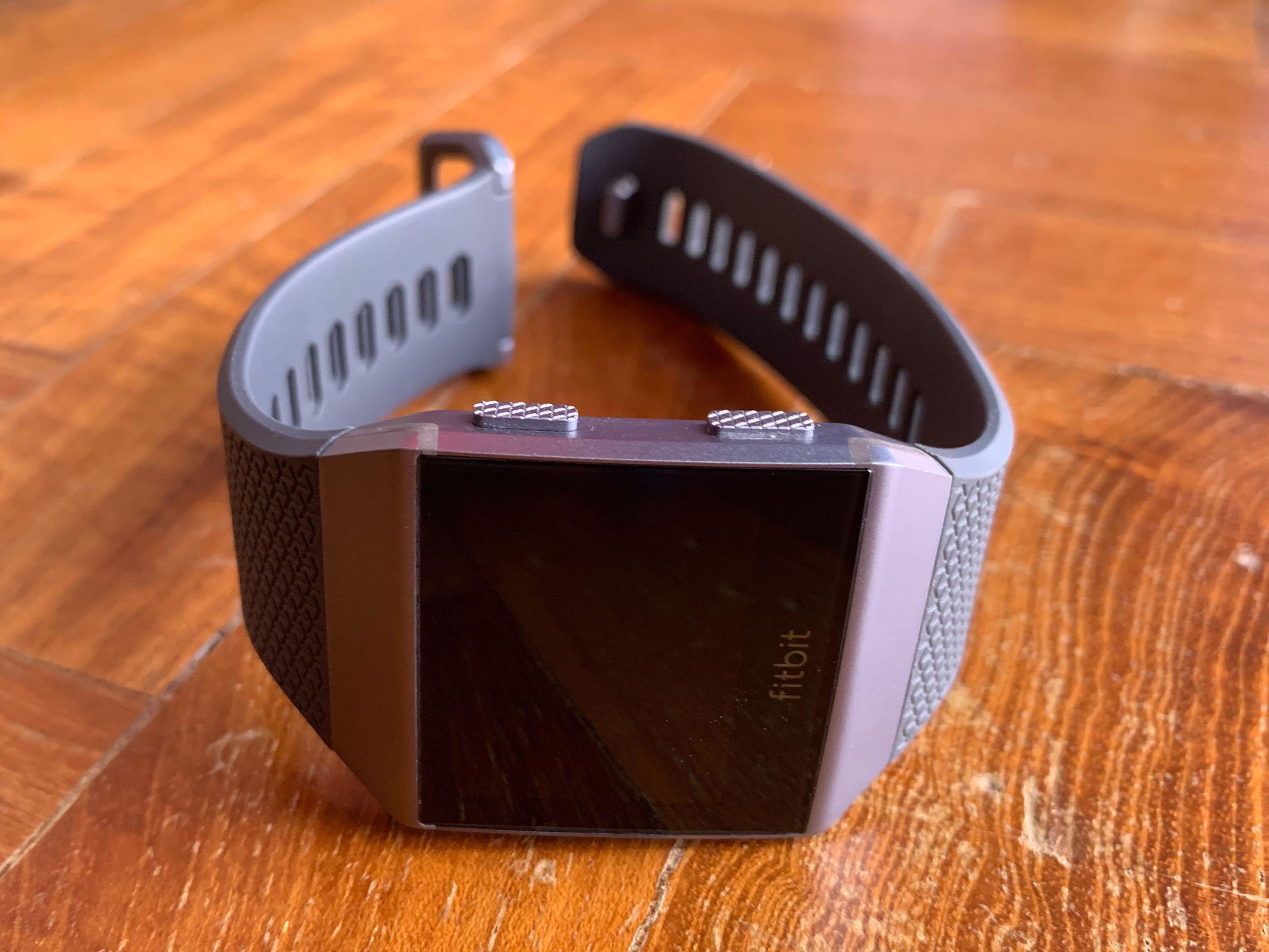 Ionic charcoal smoke gray fitbit clearance