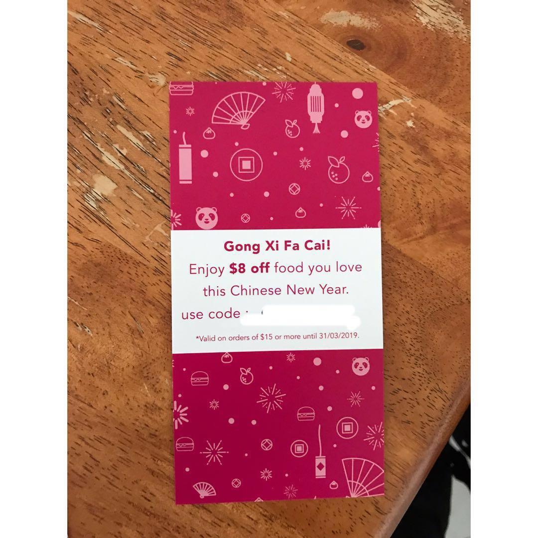 Food Panda 8 Off Promo Code Everything Else On Carousell