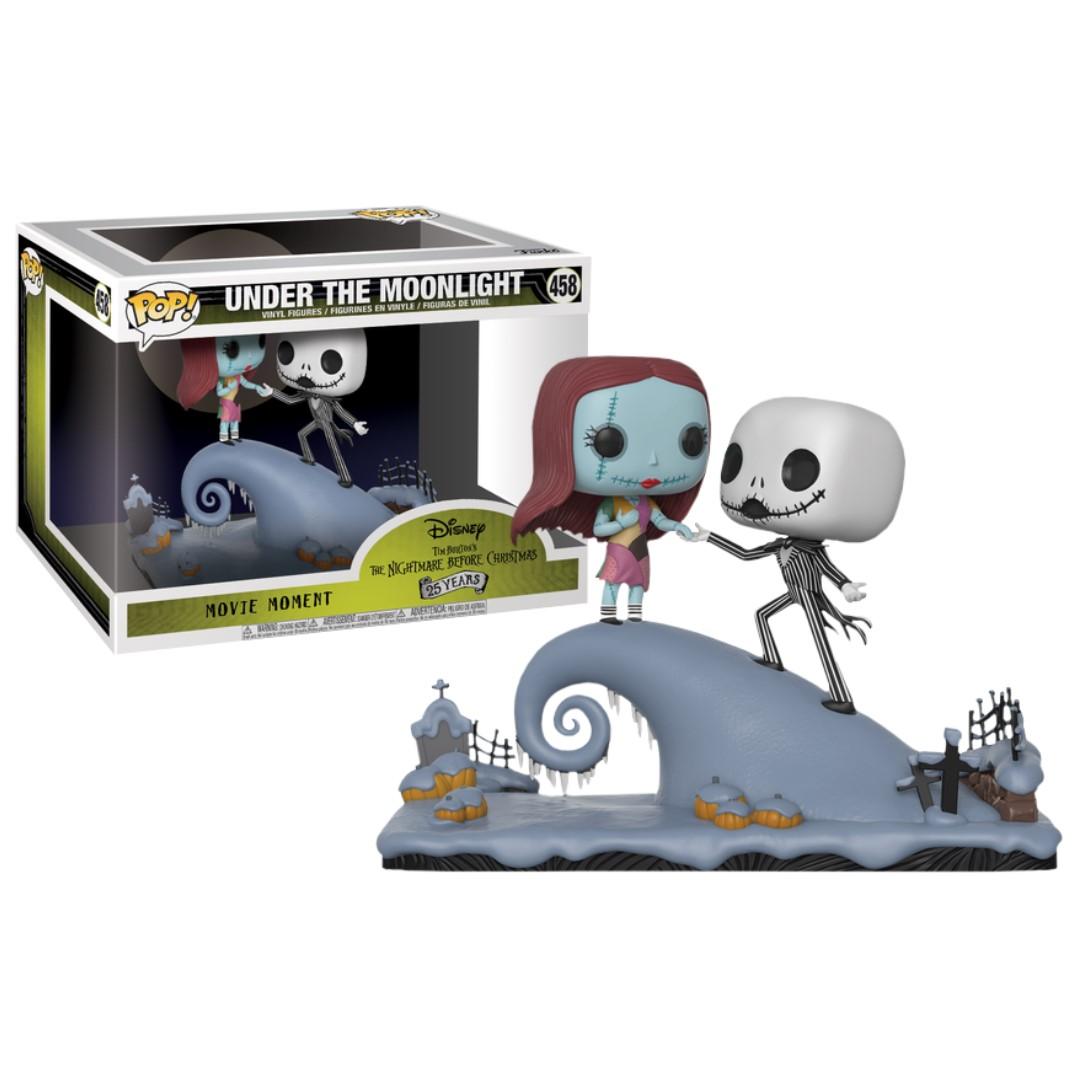 Funko Pop The Nightmare Before Christmas Jack And Sally Under The Moonlight Movie Moments Hobbies Toys Toys Games On Carousell