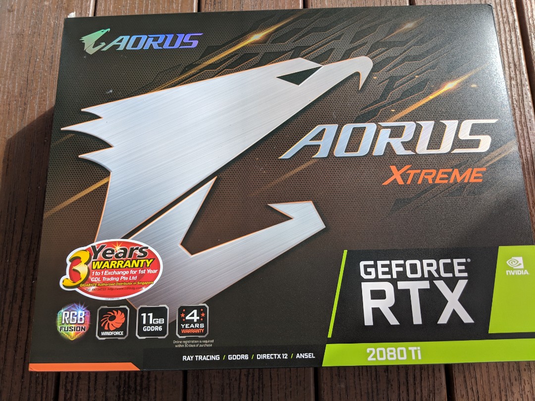 Gigabyte geforce rtx 2080 ti windforce 11gb gddr6 hotsell