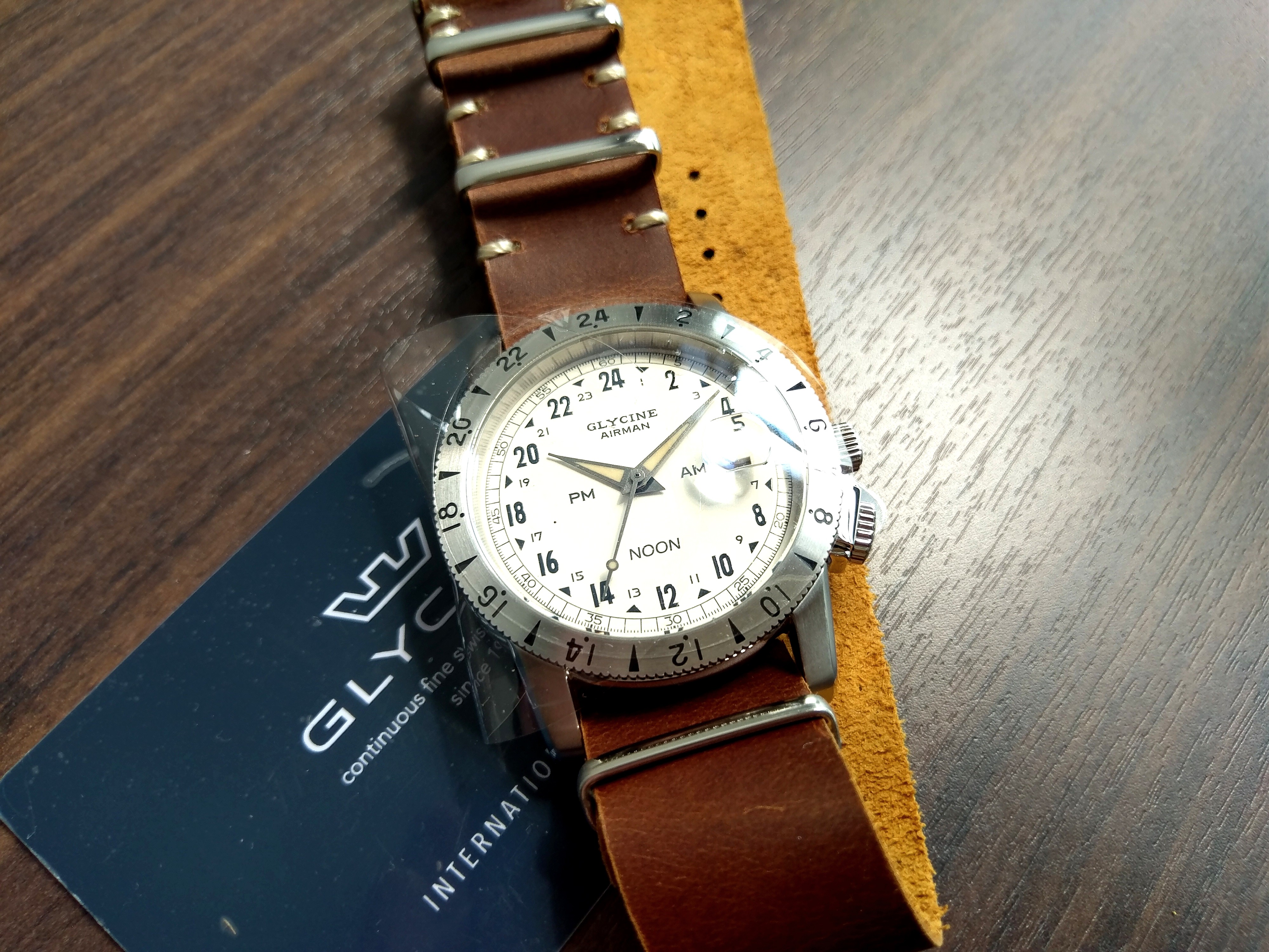 Glycine Airman Vintage 1953 Automatic Watch Men s Fashion