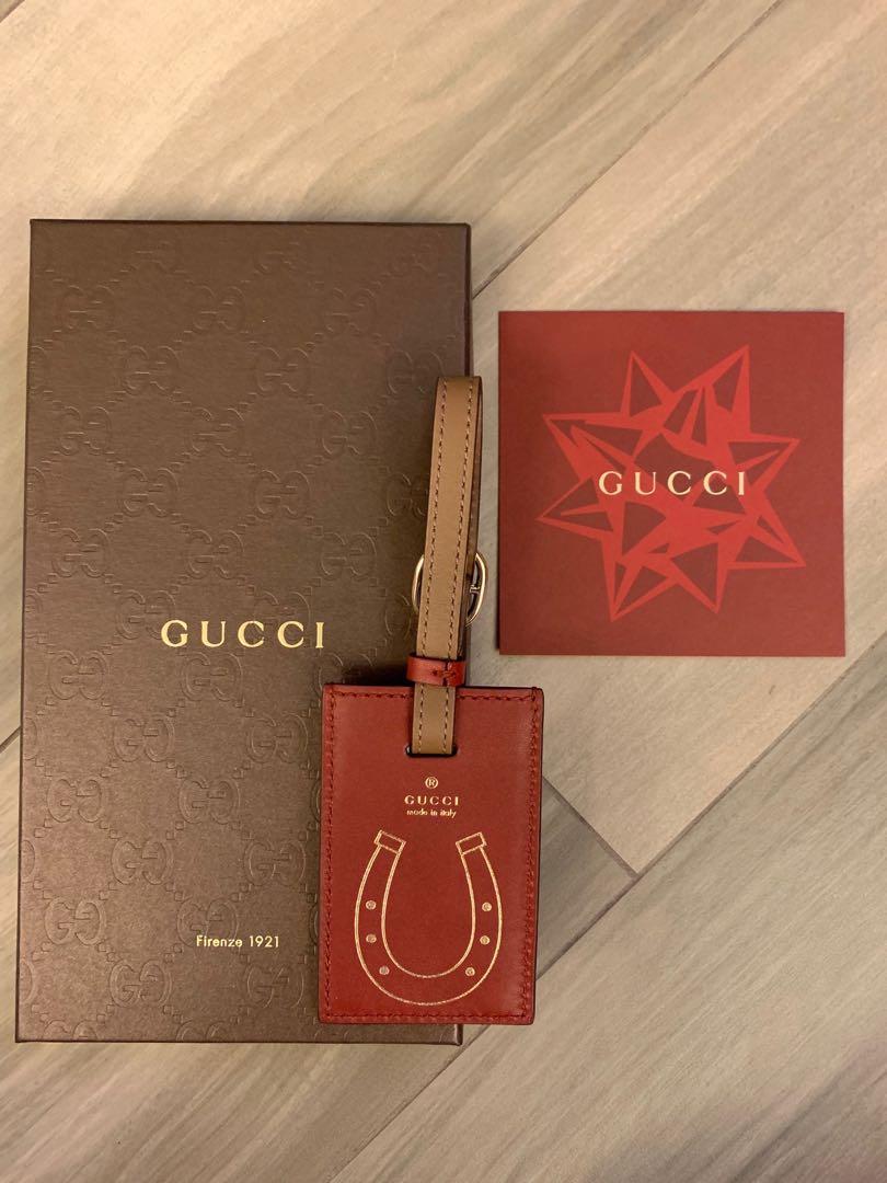 gucci luggage tag