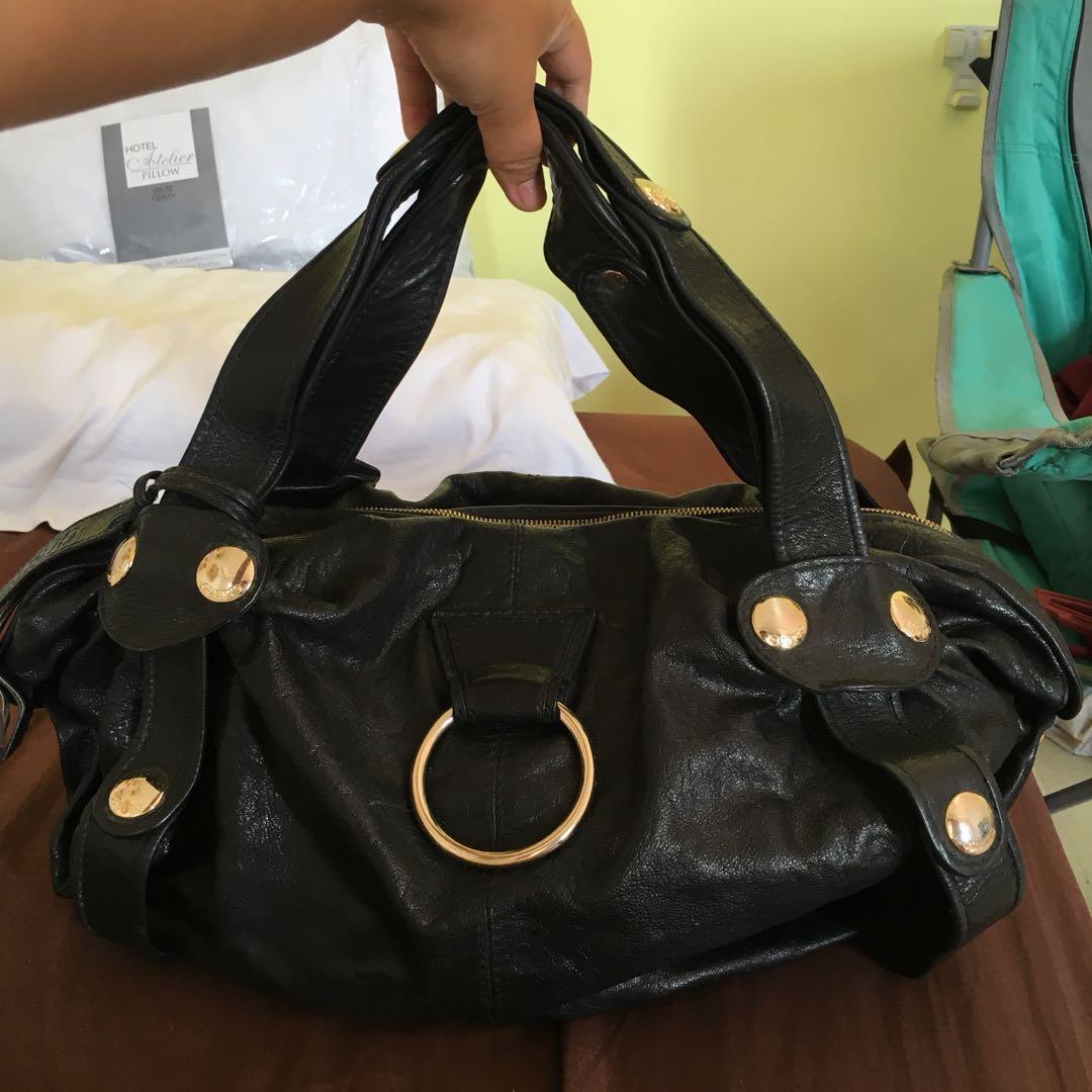 Louis Quatorze Vintage Black Leather Shoulder Bag, Women's Fashion, Bags &  Wallets, Shoulder Bags on Carousell