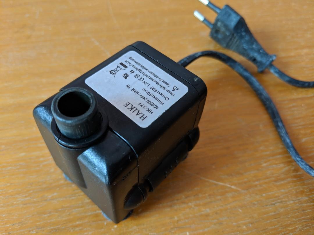 Haike Pump Model no: HK-377 (7 watts). Submersible aquarium pump., Pet ...