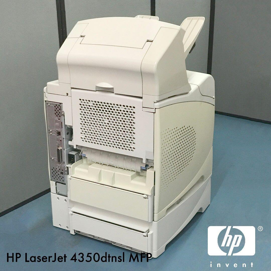 HP 4350dtnsl Laserjet Printer with 500sheet Stapler/Stacker Output Accessory, Computers & Tech