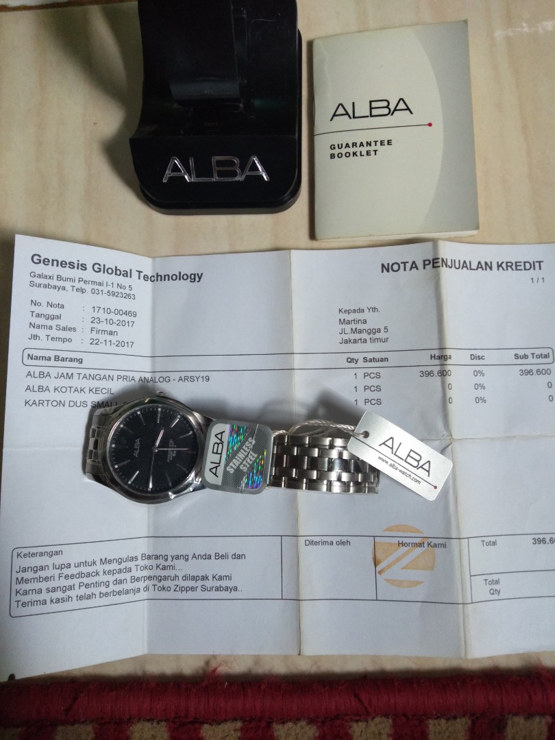 Jam Tangan Alba Arsy19 Fesyen Pria Jam Tangan Di Carousell