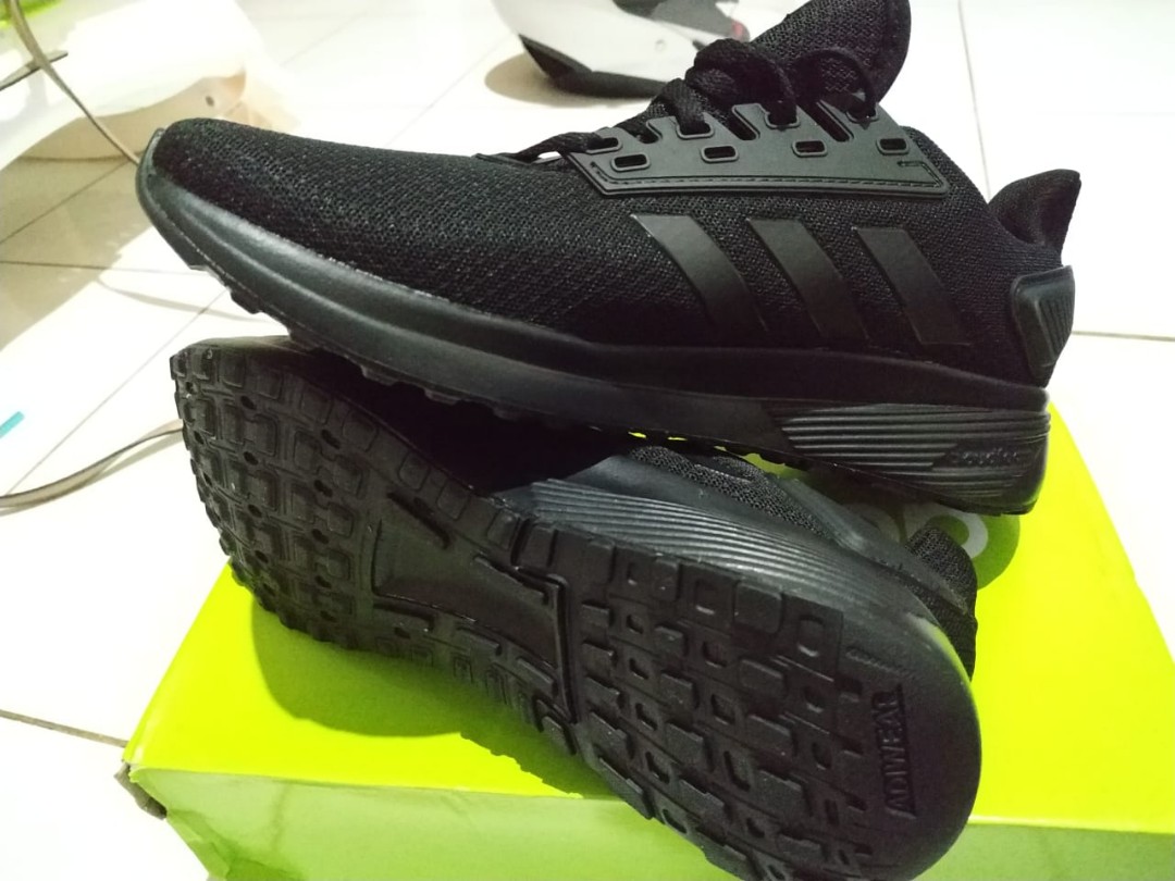 Jual Adidas Duramo 9 Triple Black BNWB Fesyen Pria Sepatu