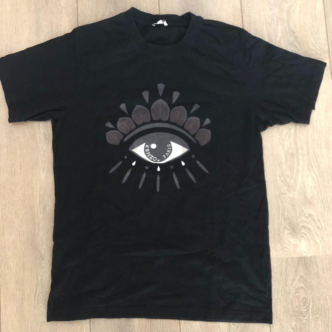 black kenzo eye t shirt