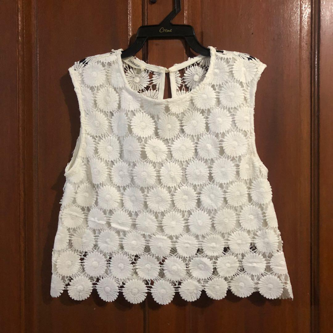 Lace floral Sleeveless top (Category: Sleeveless) located in Quezon City. Submitted by _tsgm (Listing ID 207050437, Image 1). Description: Brand new, From Bangkok, Thailand 🇹🇭 #cnysale.
