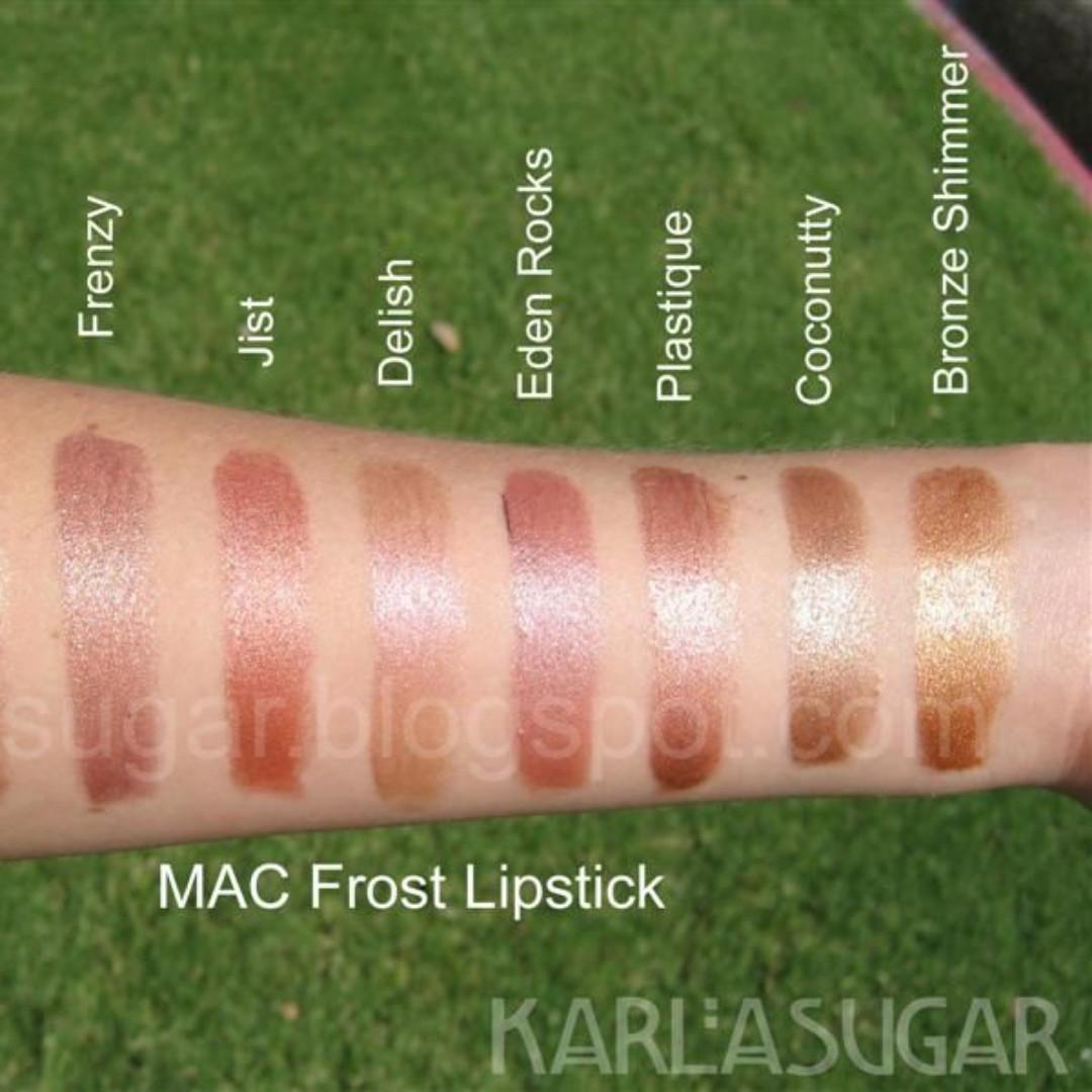 MAC DELISH Frost Lipstick, Beauty & Personal Care, Face, Makeup on