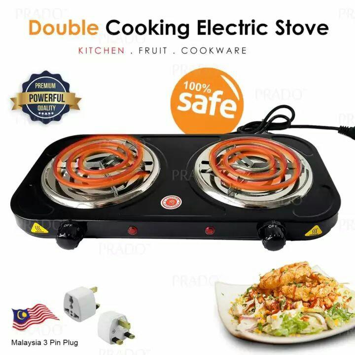 Multipurpose Heating Double Electric Stove Pot Hot Burner Cooking Plate
