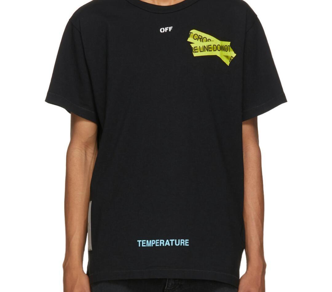 Off white sales firetape tee price