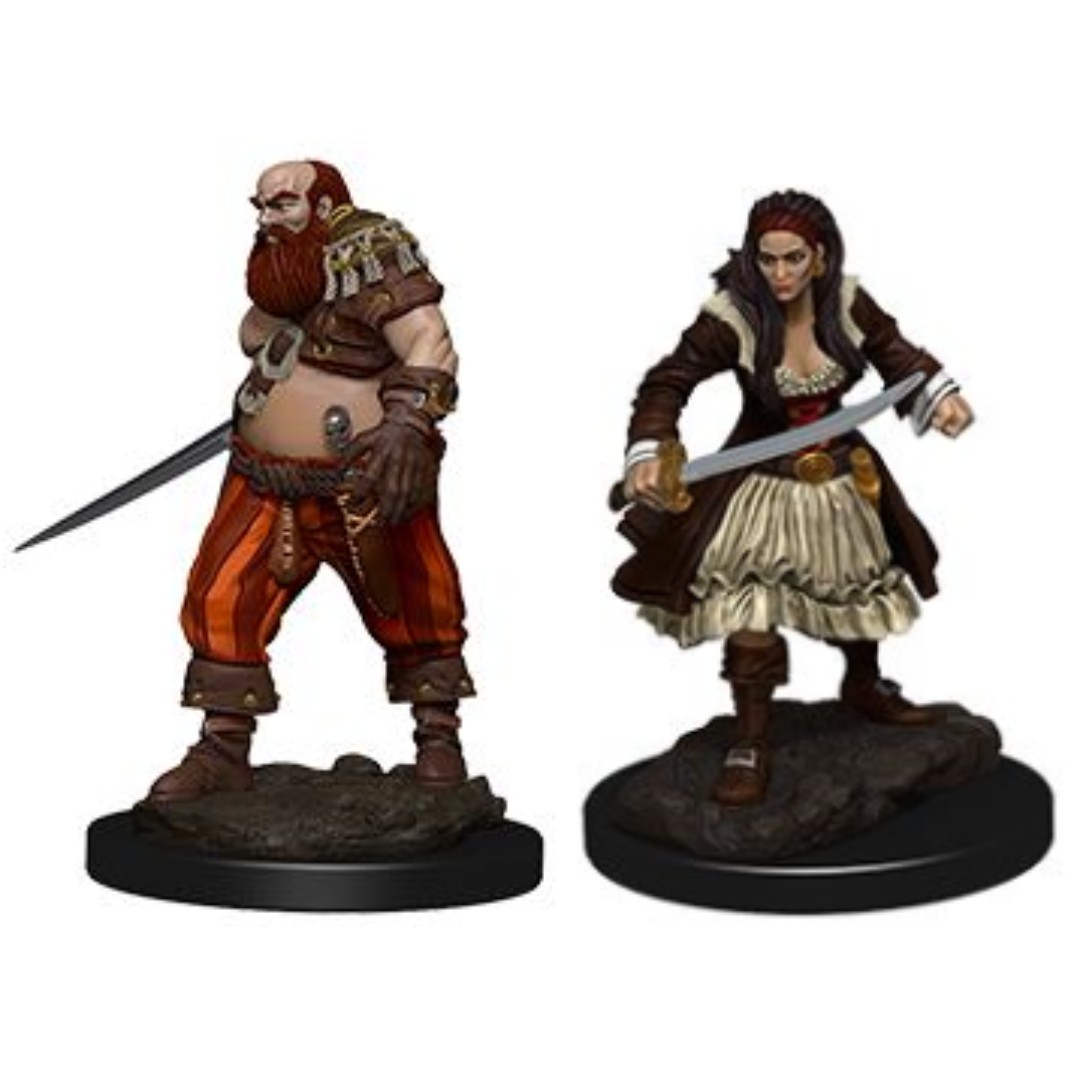 miniature pirate figures