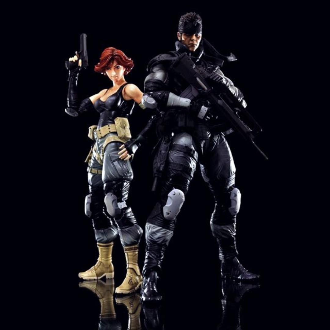 L GEAR PLAY ARTS KAI スネーク 25周年記念版 Metal Gear Solid SNAKE Play Arts Kai Figure LE 25th