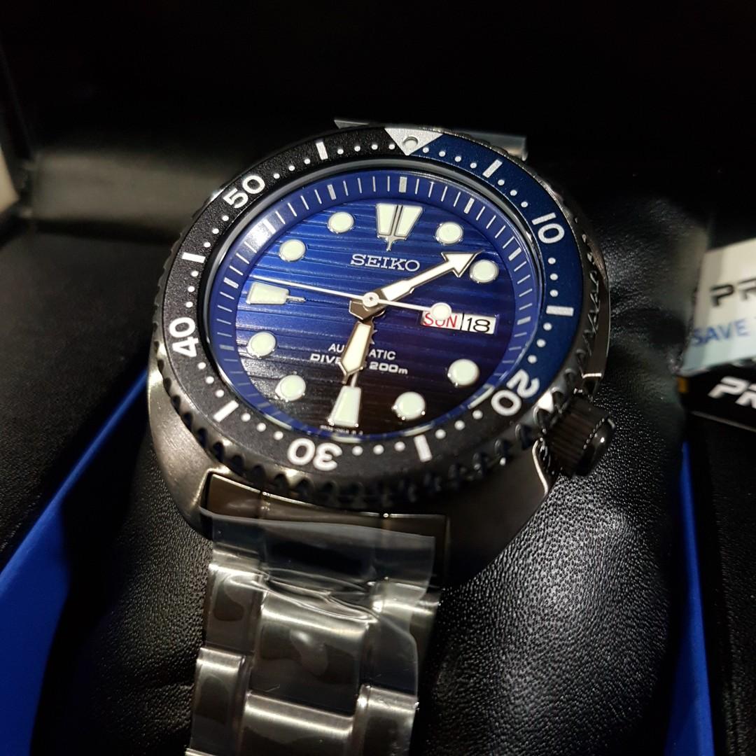 Seiko SRPD11 SRPD11K1 Save The Ocean Black Turtle, Mobile Phones & Gadgets,  Wearables & Smart Watches on Carousell
