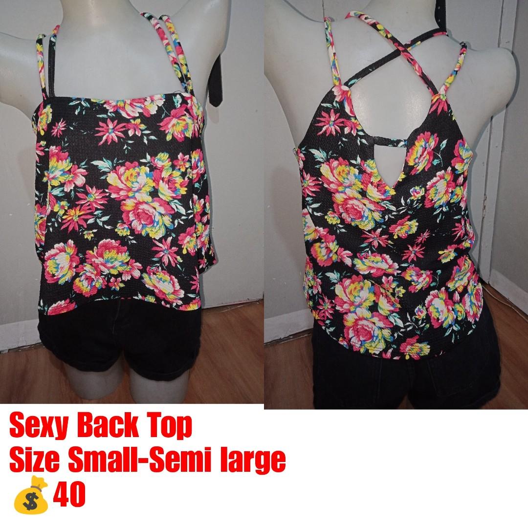 Sexy Back Top Women S Fashion Clothes Tops On Carousell