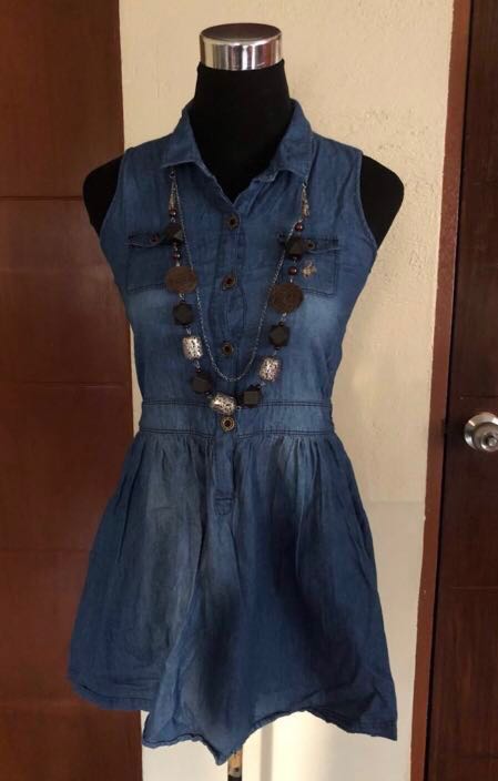 denim dress size 10