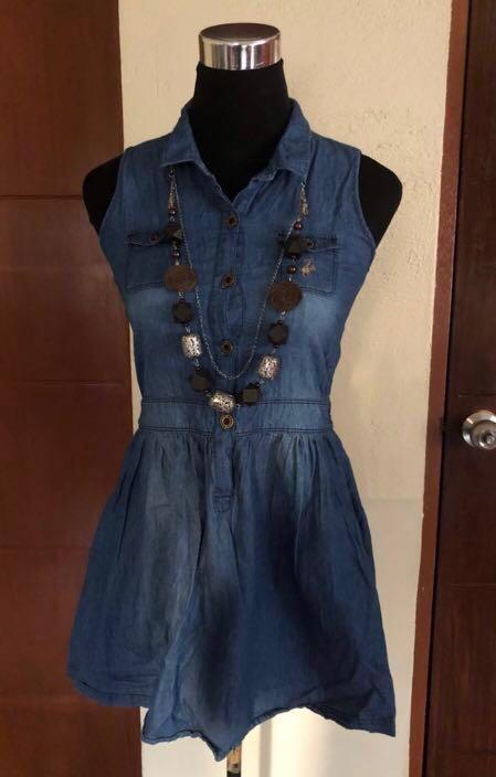 denim dress size 12