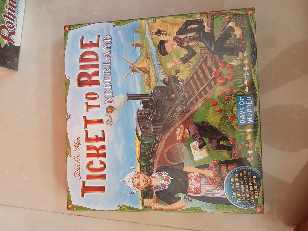 Ticket To Ride Nederland Brand New Board Game Toys Games Board Games Cards On Carousell