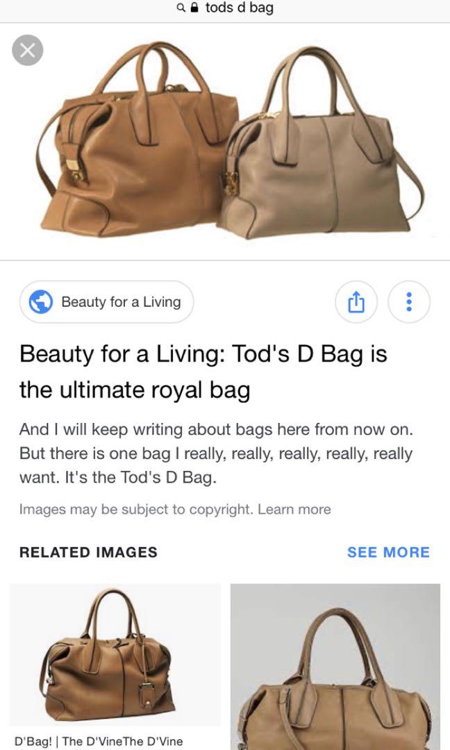 Tods D Bag Bauletto also owned by Kate Middleton and Anne Hathaway